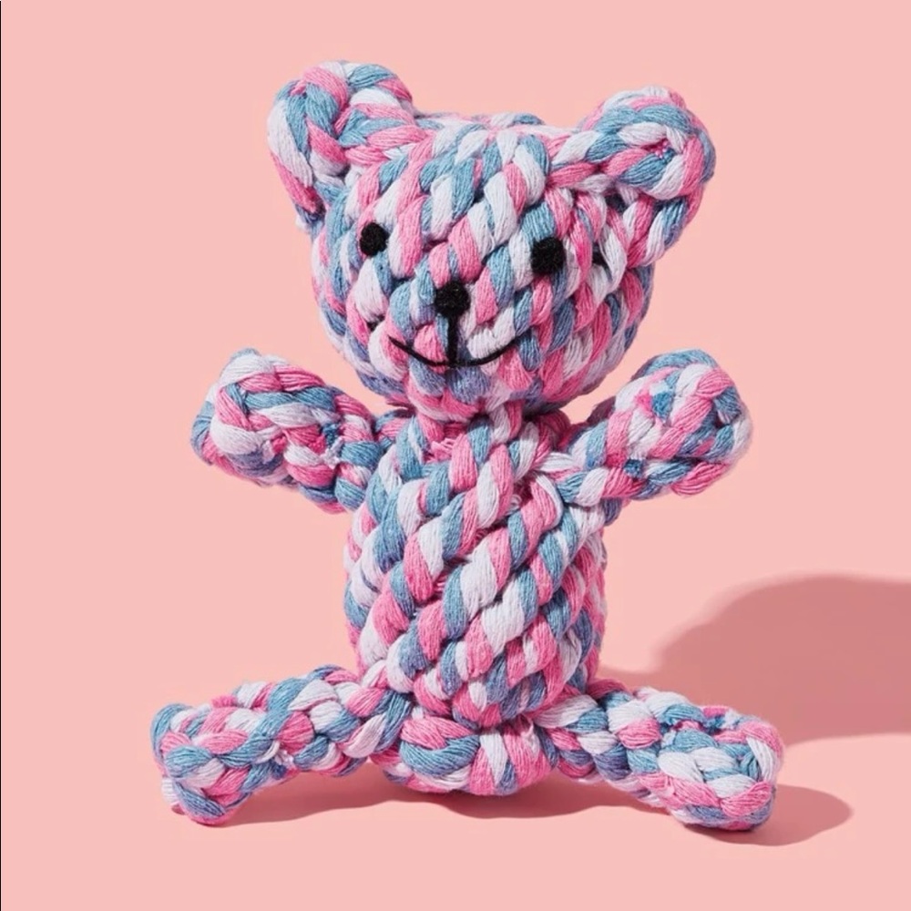 Cartoon Bear Shaped Dog Chew Toy 🐕